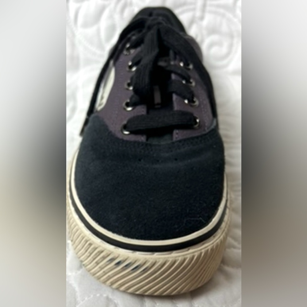 CARIUMA Naoica Tennis Blue Gray Shoe Lace Up Suede Canvas Tie Size 8.5 - Picture 5 of 16